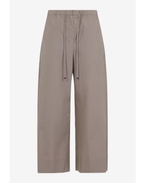 Max Mara Aureo Wide-Leg Trousers - Grey
