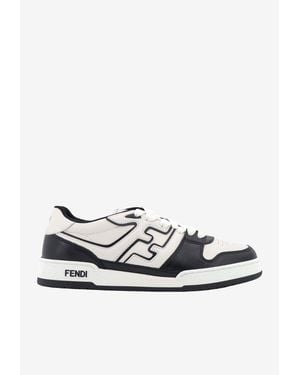 Fendi Match Low-Top Trainers - White