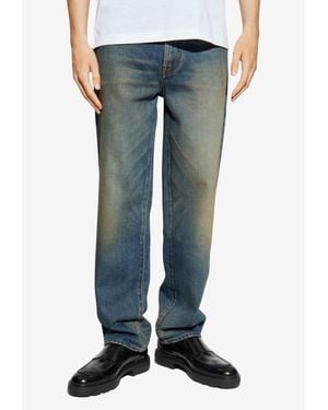 Versace Medusa Straight-Leg Jeans - Blue