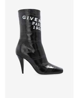 Givenchy Sliced Square 90 Ankle Boots - Black