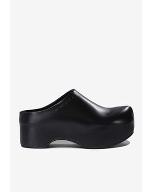 Marni Chunky Clog Sabot - Black