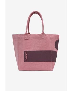 Isabel Marant Yenky Canvas Tote Bag - Pink