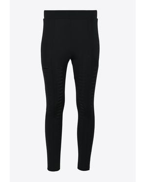 Cushnie et Ochs Spliced Cut-Outs Leggings - Black