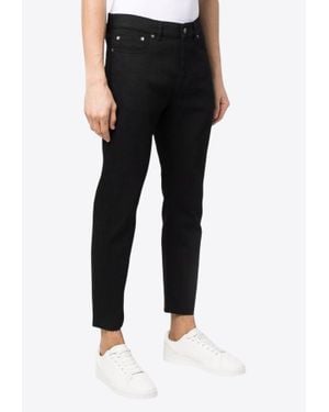 Golden Goose Slim-Leg Washed-Out Jeans - Black