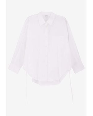 Aspesi Long-Sleeved Oversized Shirt - White