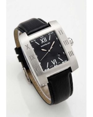 Montblanc Profile Rectangular Stainless Steel Watch - Black