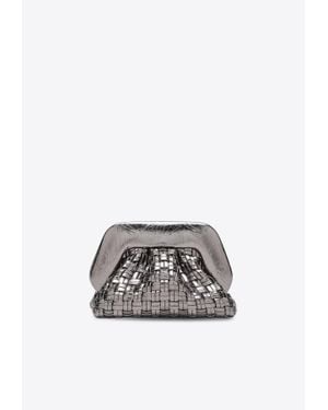 THEMOIRÈ Braided Clutch Bag - White