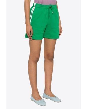 P.A.R.O.S.H. Striped Jersey Shorts - Green