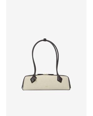 Alaïa Medium Le Teckel Shoulder Bag - Natural