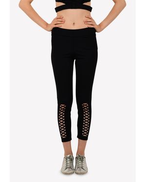 Cushnie et Ochs Cut-out LEGGINGS - Black
