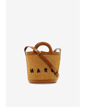 Marni Tropicalia Bucket Bag - Brown
