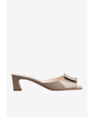Roger Vivier Trompette 45 Mules - White
