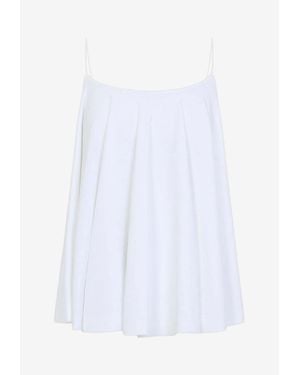 Jacquemus Le Haut Voile Flared Tank Top - White