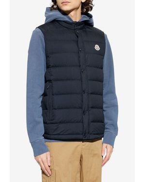 Moncler Barthe Quilted Vest - Blue