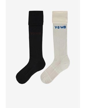 Y-3 X Wales Bonner Logo Socks - Black