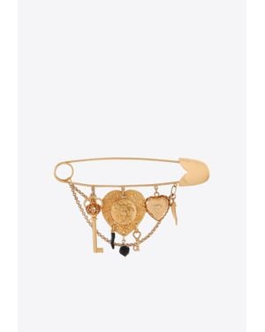 Dolce & Gabbana Devotion Charm Keychain - White
