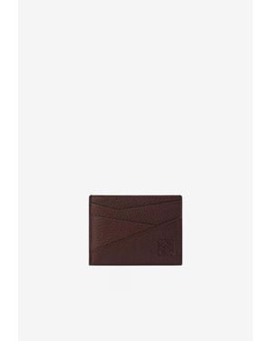 Loewe Puzzle Grained Leather Cardholder - White