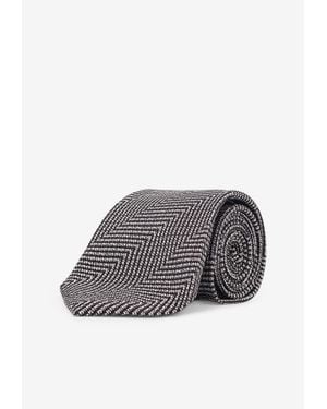 Tom Ford Patterned Silk Tie - Grey