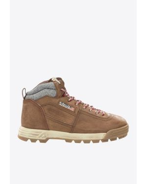Autry Malga Leather Ankle Boots - Brown