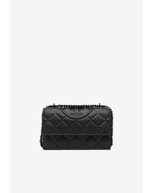 Tory Burch Small Fleming Convertible Crossbody Bag - Black