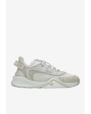 Fendi Flow Low-Top Sneakers - White