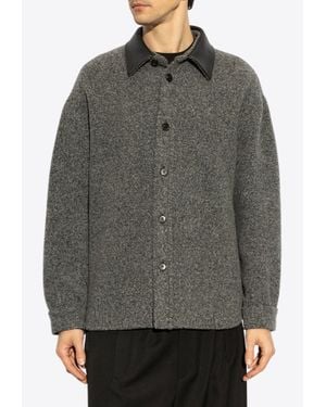 Loewe Wool And Cashmere Jacket - Grey