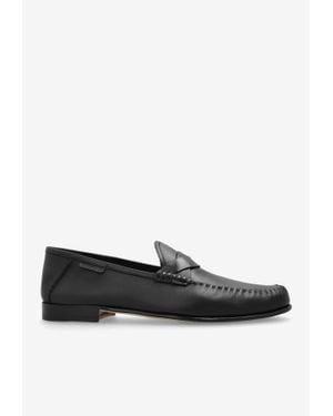 TOM FORD【リプリー レザーローファー☆ブラック】関税送料込 TOM FORD Ripley Leather Loafers for Men | MR PORTER
