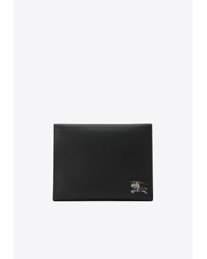 Burberry Ekd Leather Pouch - Black