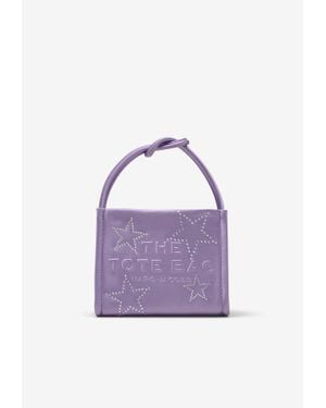 Marc Jacobs Mini Star Satin Tote Bag - Purple