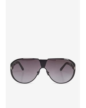 Tom Ford Vincenzo Aviator Sunglasses - Gray