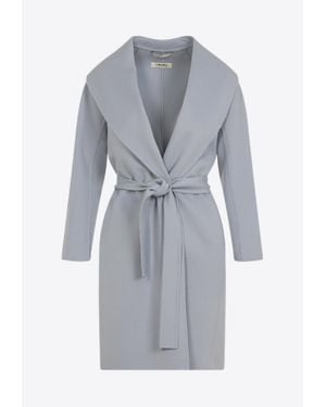 Max Mara Messi Wool Overcoat - Gray