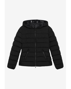Moncler Herbe Short Down Jacket - Black