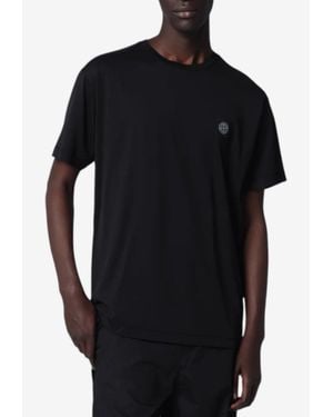 Stone Island Compass Patch T-Shirt - Black