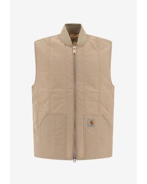 Carhartt Lachlan Zip-Up Vest - Natural
