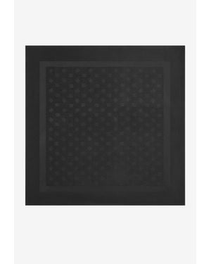 Dolce & Gabbana Logo Jacquard Silk Stole - Black