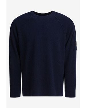 C.P. Company Wool Crewneck Sweater - Blue
