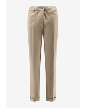 Aspesi Straight-Leg Chino Pants - Natural