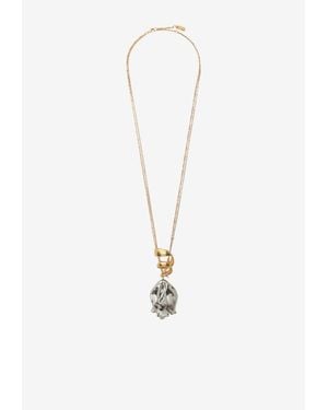 Chloé Bloomcraft Charm Pendant Necklace - White