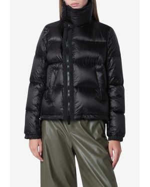 Sacai Funnel-Neck Padded Jacket - Black