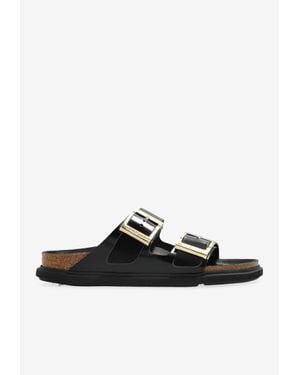 Birkenstock Arizona Droplet Buckle Slides - Black