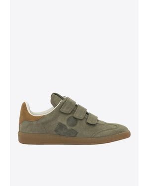 Isabel Marant Beth Suede Low-Top Sneakers - Green