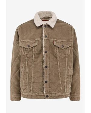 Levi's Sherpa Corduroy Jacket - Brown
