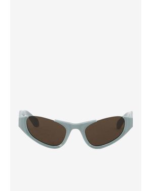 Alaïa Cat-Eye Acetate Sunglasses - Blue