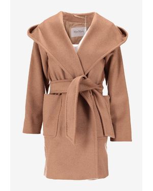 Max Mara Rialto Belted Single-Breasted Coat - Brown