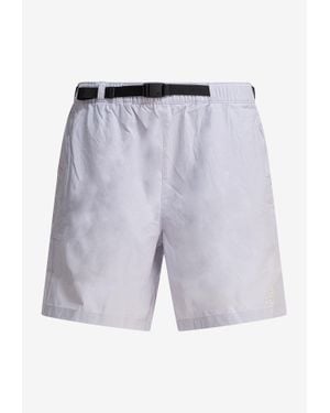 The North Face Classic V Pathfinder Belted Swim Shorts - Blue