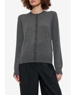 Dolce & Gabbana Cashmere Knit Cardigan - Gray