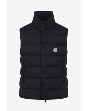 Moncler Tibb Quilted Down Vest - Black