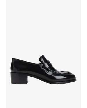 Church's Prudence Brushed Leather Penny Loafers - Black