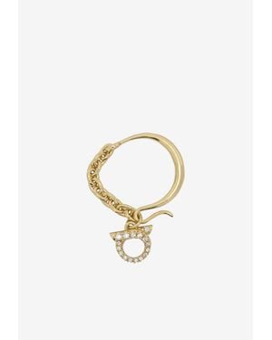 Ferragamo Gancatena Band Ring - White