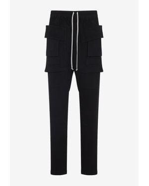 Rick Owens Creatch Cargo Trousers - Black